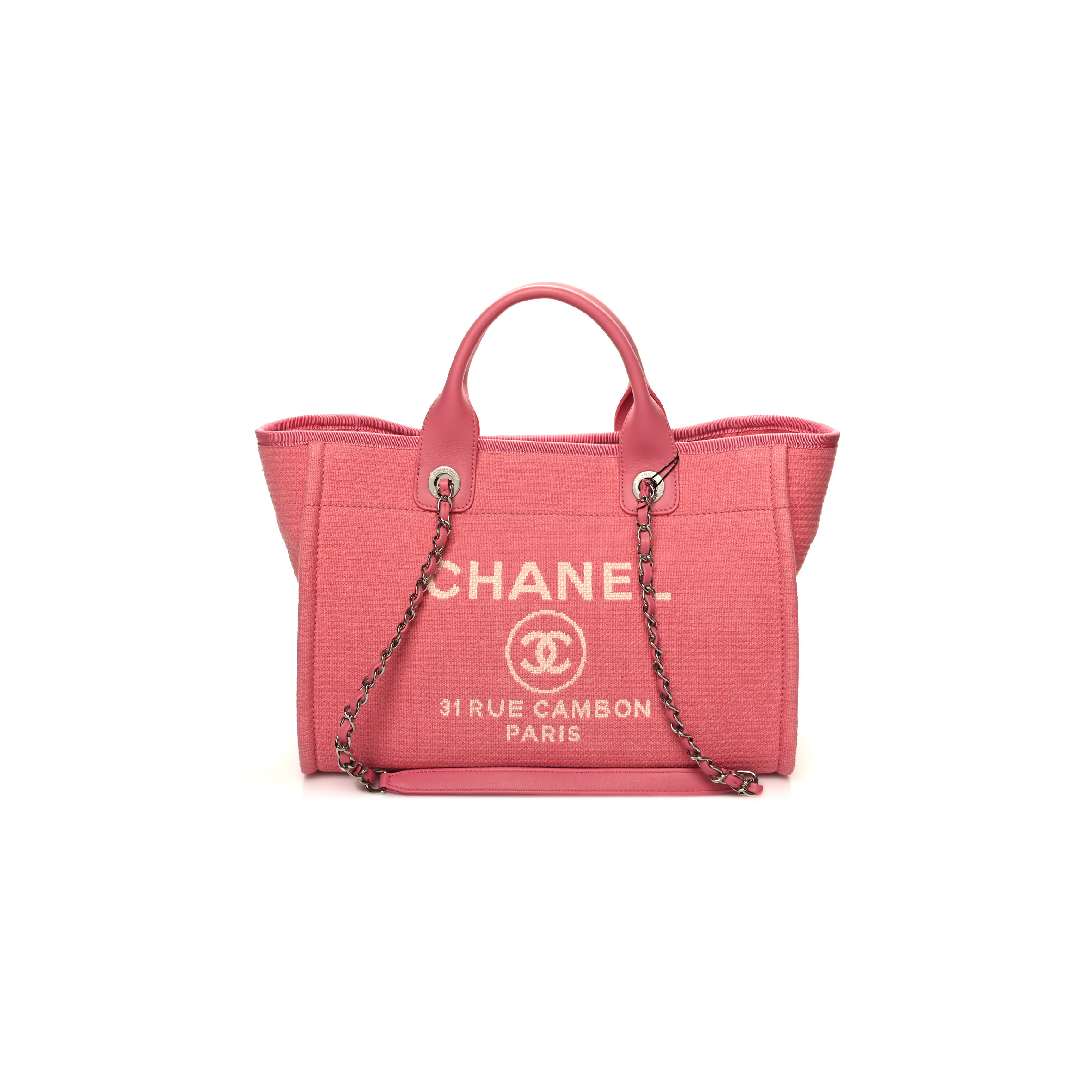 CHANEL MIXED FIBERS SMALL DEAUVILLE TOTE 1450144 (32*25*15cm)